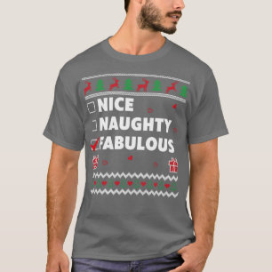 Camiseta Belo Design fabuloso de Natal de Lista travessa