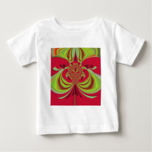 Camiseta Belo design vermelho. Co vetor de inspiração