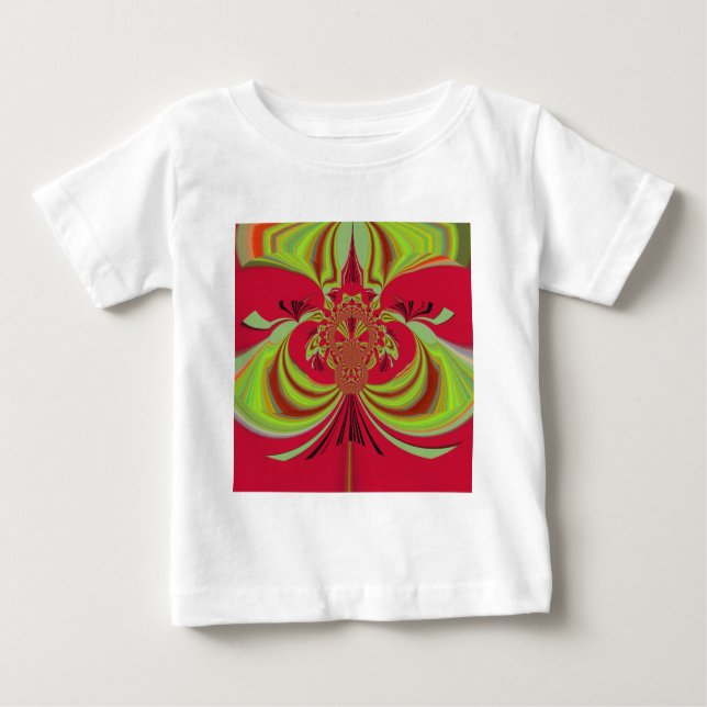 Camiseta Belo design vermelho. Co vetor de inspiração (Frente)