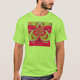 Camiseta Belo design vermelho. Co vetor de inspiração