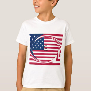 Camiseta Belo Deus abençoe de Sinalizador dos EUA