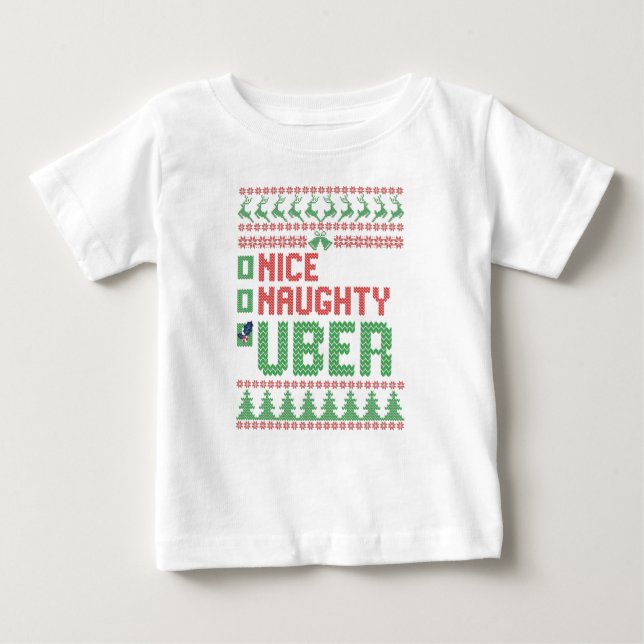 Camiseta Belo dote Uber Engraçado Presente de Natal (Frente)