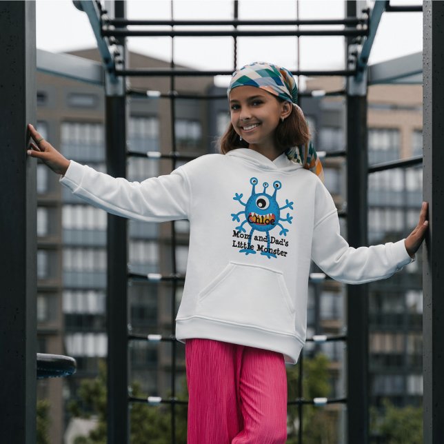 Camiseta Belo e Azul Cartoon Monster Engraçado Diversão par (Criador carregado)