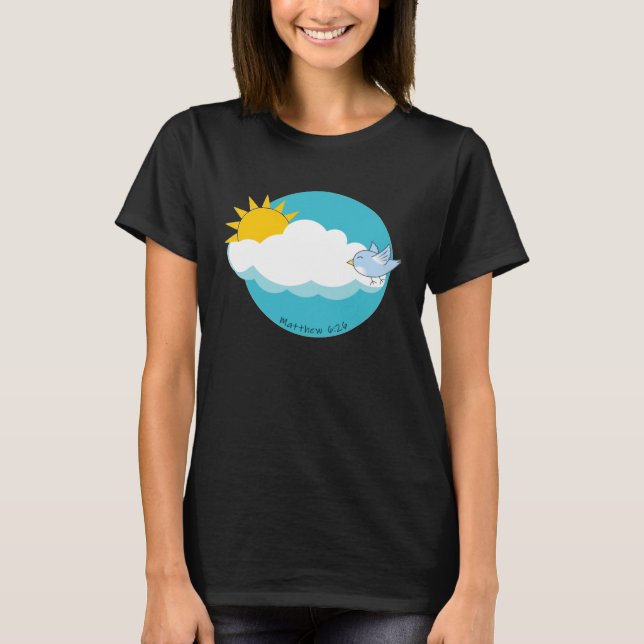 Camiseta Belo e bom humor, design, Bíblia. (Frente)