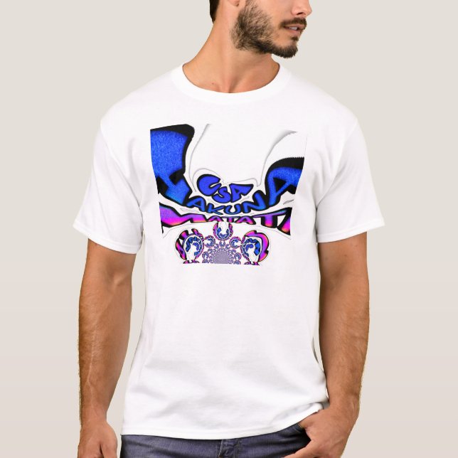 Camiseta Belo e impressionante texto divertido dos EUA, pad (Frente)