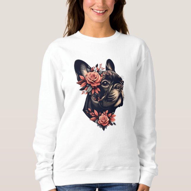 Camiseta Belo francês artístico (Frente)