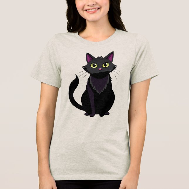 Camiseta Belo Gato Preto (Frente)