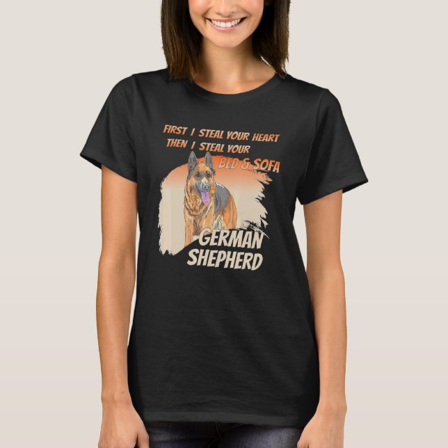 Camiseta Belo German shepherd de Dizer (Frente)