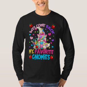 Camiseta Belo Gnome Professor Unicórnio Para Mulheres Bem-V
