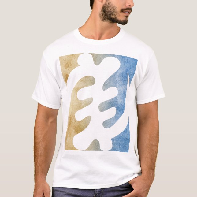 Camiseta Belo Gye Nyame Watercolor Símbolo Africano (Frente)