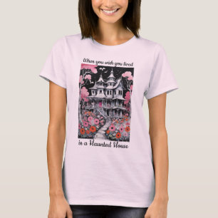 Camiseta Belo Halloween Hauneen House Floral