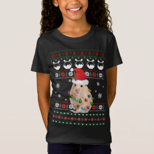 Camiseta Belo Hamster Feio Suor de Natal Pajama G