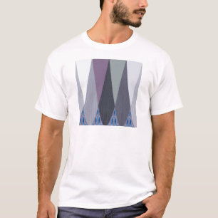 Camiseta Belo Impressão de Design de Arte Chevron