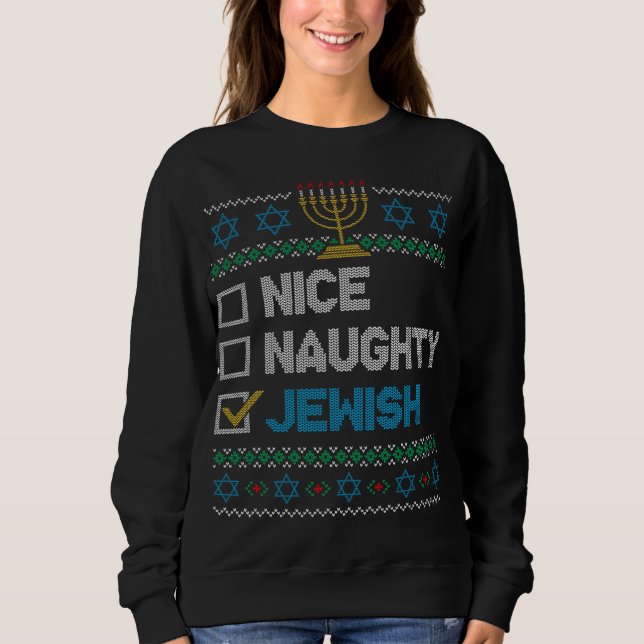 Camiseta Belo Jewish Feliz de Natal Engraçado H (Frente)
