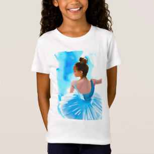 Camiseta Belo Jovem Ballerina em Blue Kid's