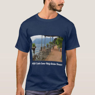 Camiseta Belo Lago Como Itália Garden Terrace