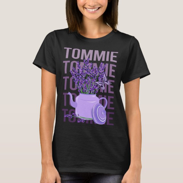 Camiseta Belo Lavanda - Nome Tommie (Frente)