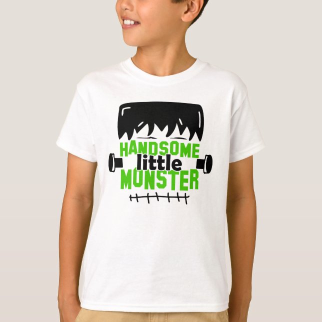 Camiseta Belo Monstro Frankenstein Halloween (Frente)
