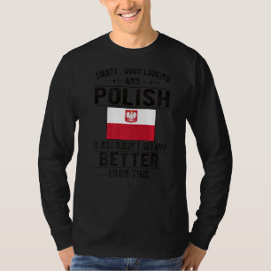 Camiseta Belo Olhar Bandeira Polonesa Polônia Raízes Polone