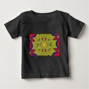 Camiseta Belo Ouro de Luz Arte Floral: Um Toque Posh
