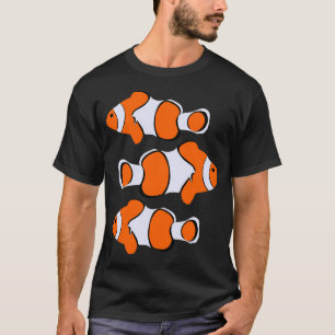 Camiseta Belo padrão de peixe-palhaço