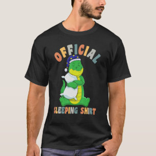 Camiseta Belo Pajama para Mulheres Quase Dormindo Alligador