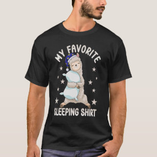 Camiseta Belo Pajama para Mulheres Quase Dormindo Alpaca 3