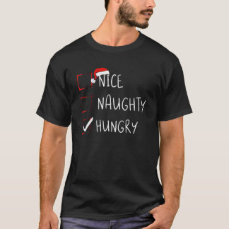 Camiseta Belo Papais noeis de Natal Famintos da Lista de Na