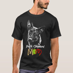 Camiseta Belo pastor holandês Mãe