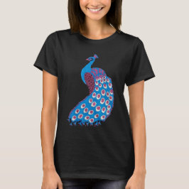 Camiseta Belo pavão azul