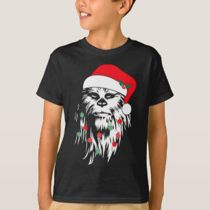 Camiseta Belo Pé-Grande Rosto Papai Noel Natal Bonito Natal