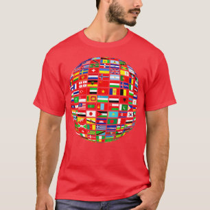Camiseta Belo PEACE em todo o mundo contra o racismo