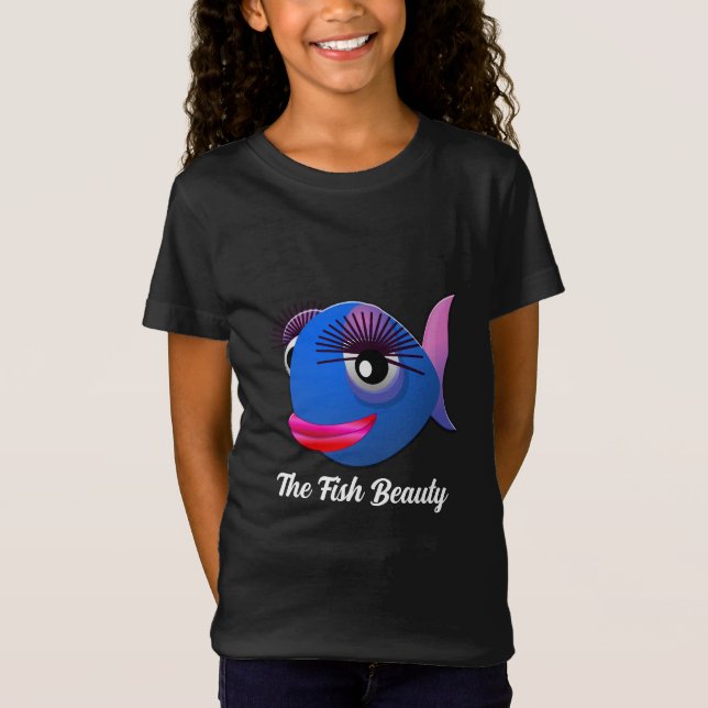 Camiseta Belo peixe azul (Frente)