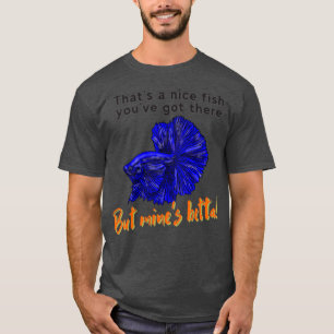 Camiseta Belo peixe betta pai piada humor de peixe