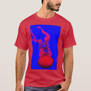Camiseta Belo peixe-gelatina rosa