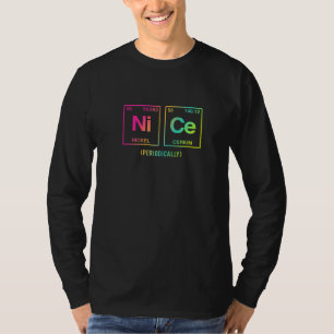 Camiseta Belo Periodicamente Escrito No Elemen Periódico De