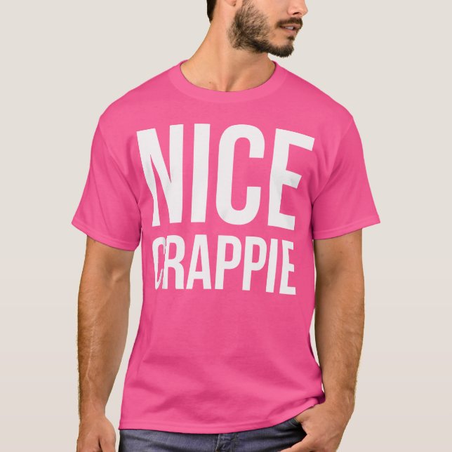 Camiseta Belo Pescador de Crappie (Frente)