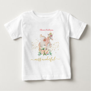 Camiseta Belo primeiro aniversario do Unicórnio
