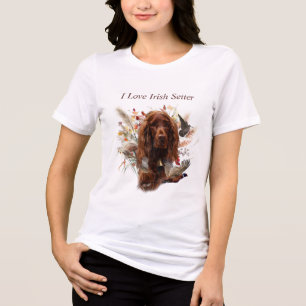 Camiseta Belo Red Setter Irlandês