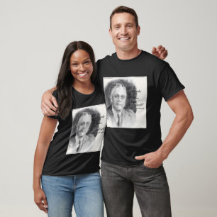 Camiseta Belo retrato de FDR e citação Fear Itself