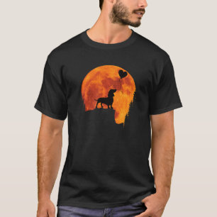 Camiseta Belo Retro Dachshund Dog Silhouket Love Dach