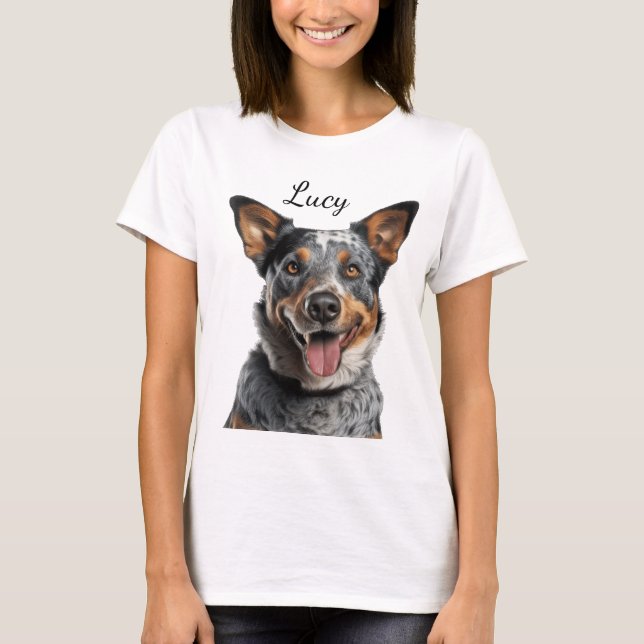 CAMISETA BELO ROSTO AUSTRALIANO DE CACHORRO (Frente)