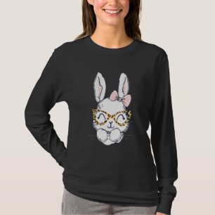 Camiseta Belo Rosto Colar Óculos Leopardo Banda de Cabeça F