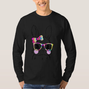 Camiseta Belo Rosto Colar Óculos Leopardo Banda de Cabeça F