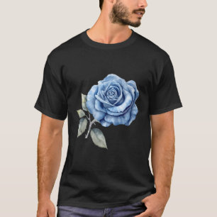 Camiseta Belo Solteiro Azul Rosa Em Aquarela