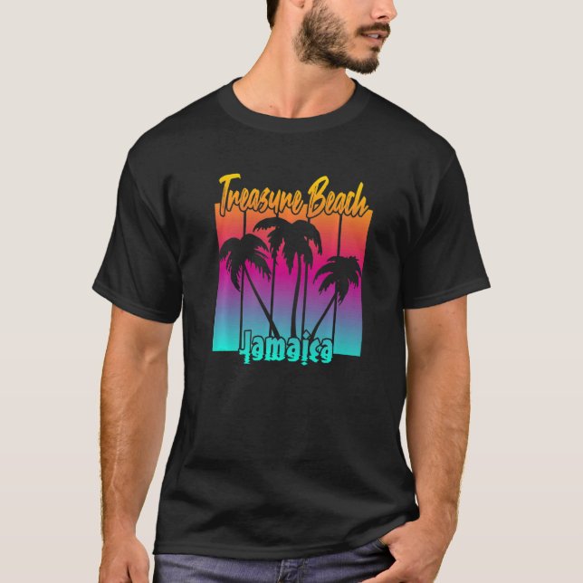 Camiseta Belo tesouro Praia Jamaica (Frente)
