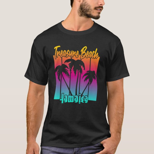 Camiseta Belo tesouro Praia Jamaica (Frente)
