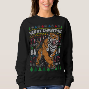 Camiseta Belo Tigre Feliz Natal Ugly Xmas Grande Gato