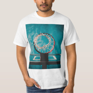 Camiseta Belo Trabalho de arte de basquete