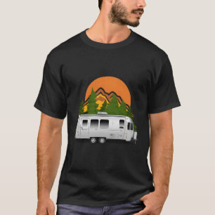 Camiseta Belo Trailer De Acampamento De Fluxo Aéreo Retroat